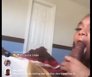Young thottie sucking dick..